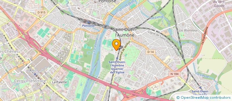 localisation de l'entreprise FIBRIUMS à SAINT-OUEN-L'AUMONE