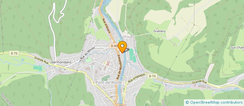 localisation de l'entreprise FIBRO à POLIGNY