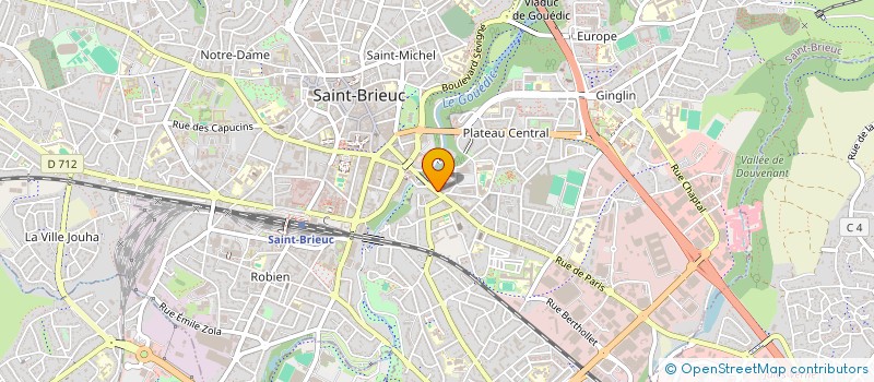 localisation de l'entreprise FIBRO NET SERVICES à SAINT-BRIEUC