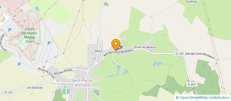 localisation de l'entreprise FIBROMYALGIE ASSOCIATIONS AU COEUR DE LA FRANCE à NEVERS