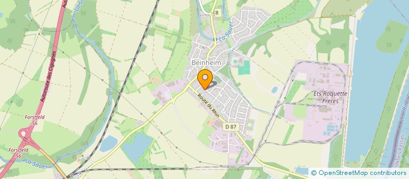 localisation de l'entreprise FIBROTECH  ROUNTZENHEIM-AUENHEIM