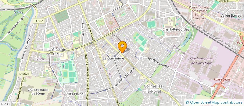 localisation de l'entreprise FIBROTECH à CAEN