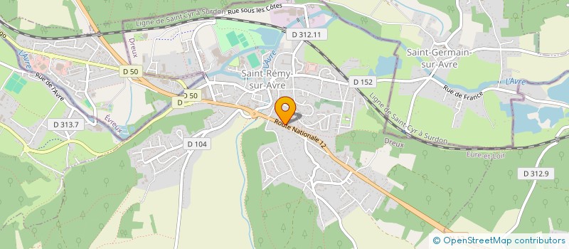 localisation de l'entreprise FIBS à SAINT-REMY-SUR-AVRE