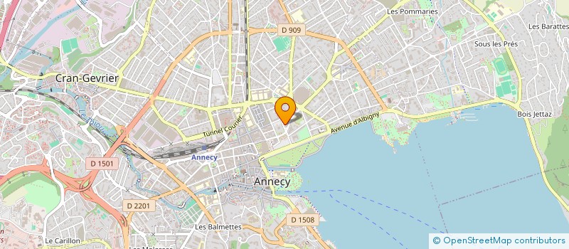 localisation de l'entreprise FIBU INVEST à ANNECY
