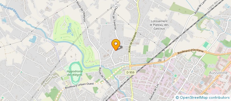 localisation de l'entreprise FIBULA  MONTAUBAN