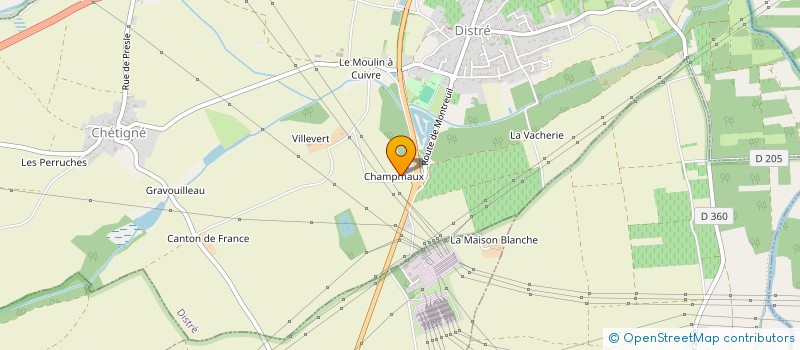 localisation de l'entreprise FIBULA  DISTRE