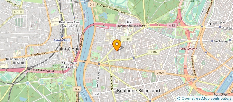 localisation de l'entreprise FIBUS à NEUILLY-SUR-SEINE
