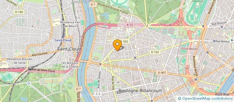 localisation de l'entreprise FIBUS GROUP à NEUILLY-SUR-SEINE