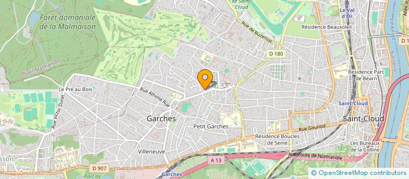 localisation de l'entreprise FIBY à GARCHES