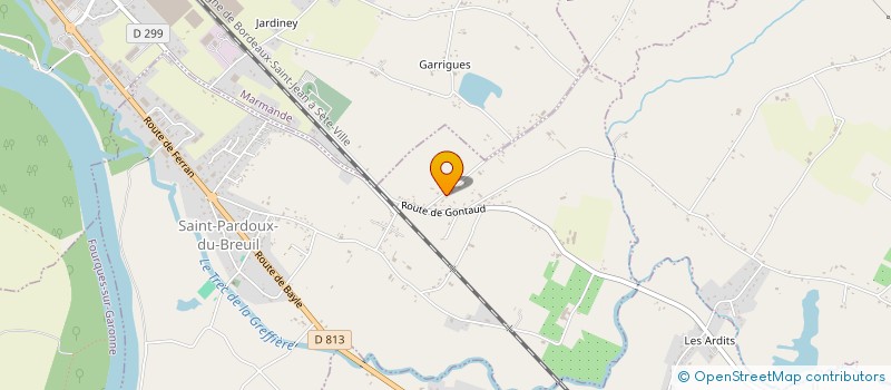 localisation de l'entreprise FIBZA  SAINT PARDOUX DU BREUIL