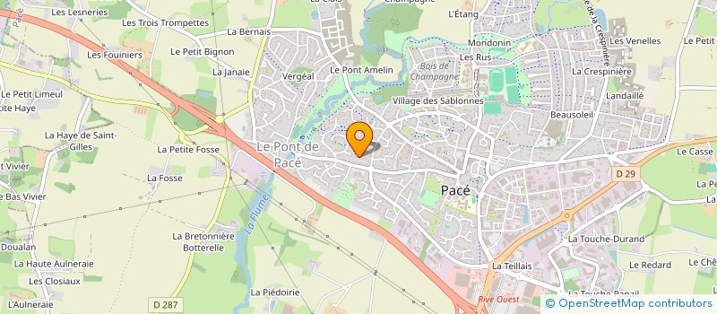 localisation de l'entreprise FIC & CO  PACE