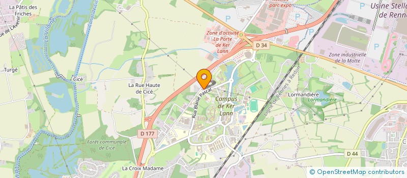 localisation de l'entreprise FIC IMMO 49  BRUZ