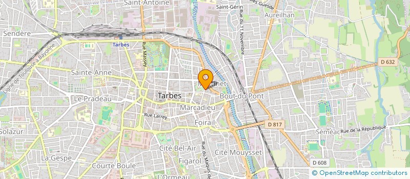 localisation de l'entreprise FICA  TARBES