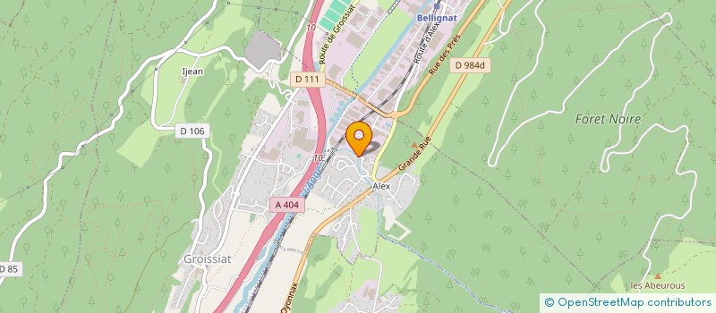 localisation de l'entreprise FICA à GROISSIAT
