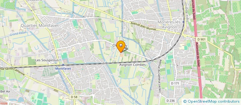 localisation de l'entreprise FICA POMPES  AVIGNON