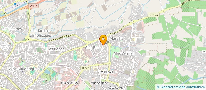 localisation de l'entreprise FICA TRACK  BEZIERS