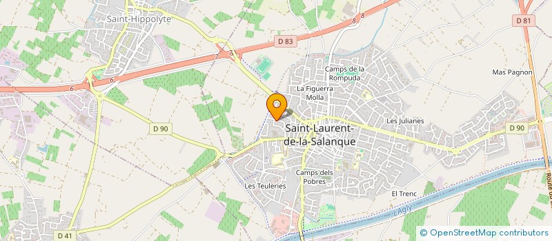 localisation de l'entreprise FICALL  SAINT-LAURENT-DE-LA-SALANQUE