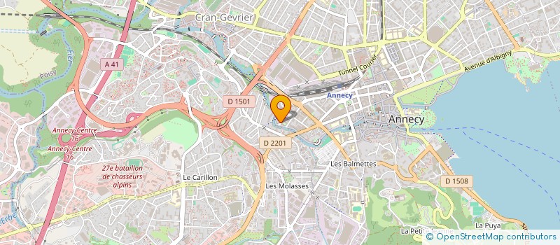 localisation de l'entreprise FICALP  SERRAVAL