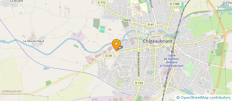 localisation de l'entreprise FICAMEX AUDIT à CHATEAUBRIANT