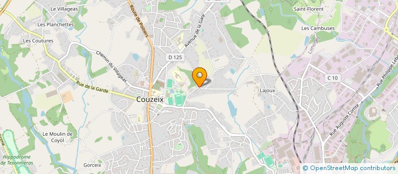 localisation de l'entreprise FICANA à COUZEIX