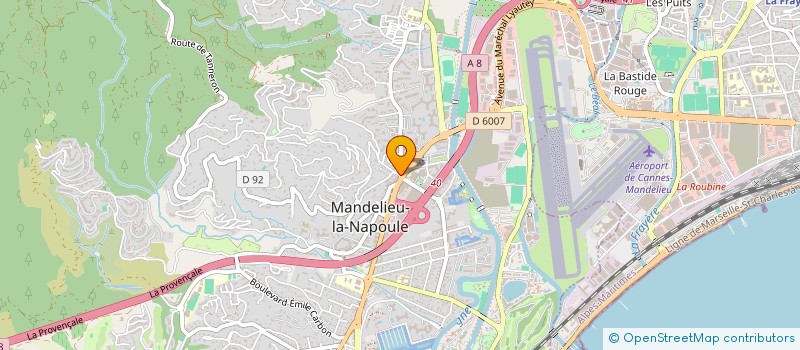 localisation de l'entreprise FICANAS  MANDELIEU-LA-NAPOULE