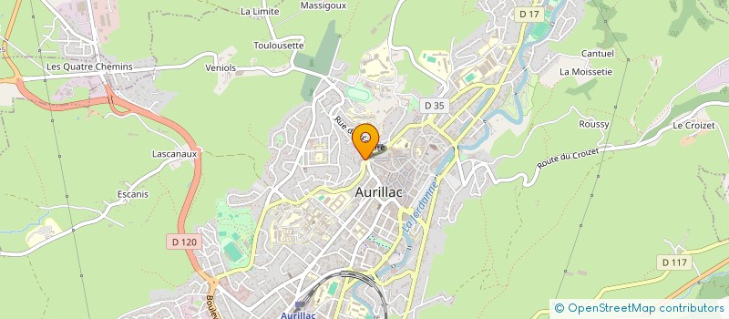 localisation de l'entreprise FICAPA à AURILLAC
