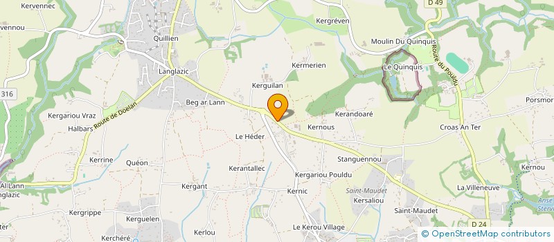 localisation de l'entreprise FICAPPART  CLOHARS-CARNOET