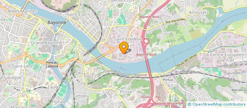 localisation de l'entreprise FICAR à BAYONNE