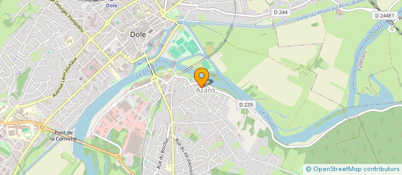 localisation de l'entreprise FICARELLE à DOLE