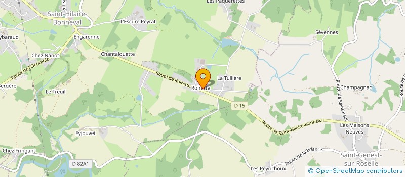 localisation de l'entreprise FICB à SAINT-HILAIRE-BONNEVAL