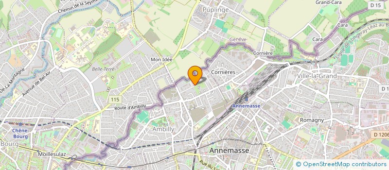 localisation de l'entreprise FICE FORMATION  AMBILLY