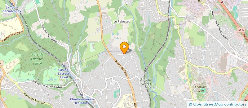 localisation de l'entreprise FICELU IMMO  CHARBONNIERES-LES-BAINS