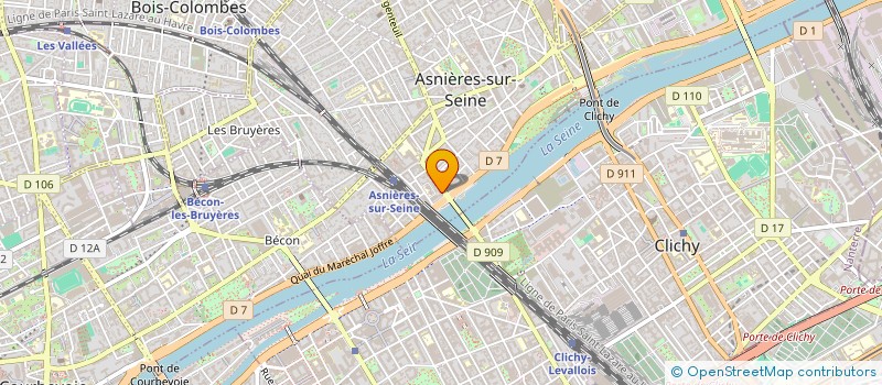 localisation de l'entreprise FICHA PARTNERS  ASNIERES-SUR-SEINE