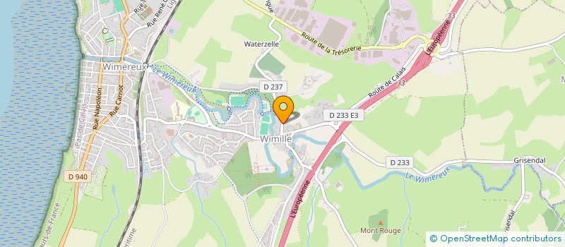 localisation de l'entreprise FICHAUX  WIMILLE