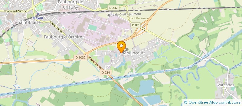 localisation de l'entreprise FICHAUX SPORTS ET INGENIERIE CONSEIL à NOYON