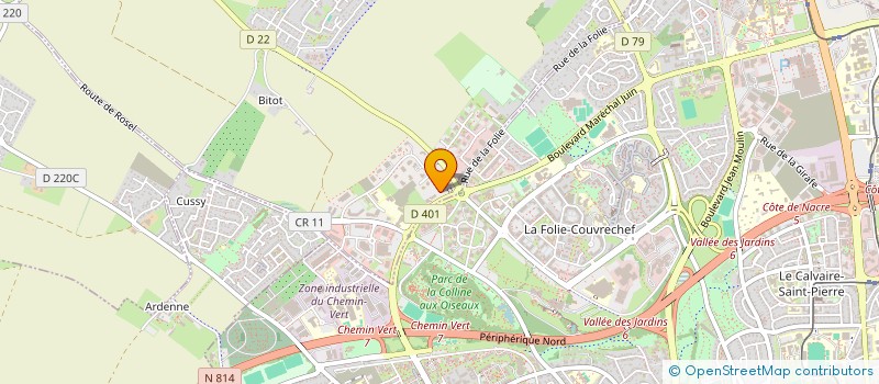 localisation de l'entreprise FICHENN  SAINT-CONTEST