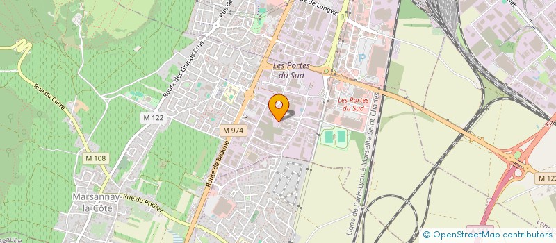 localisation de l'entreprise FICHET 24-24 DIJON à MARSANNAY-LA-COTE