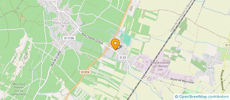localisation de l'entreprise FICHET à MEURSAULT