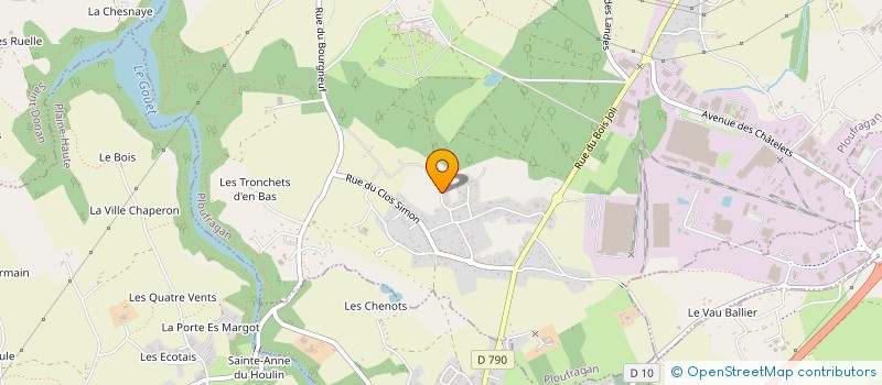 localisation de l'entreprise FICHET  PLOUFRAGAN