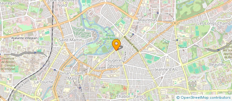 localisation de l'entreprise FICHET CONSEIL à RENNES