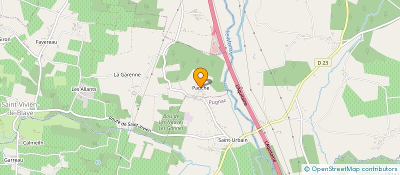 localisation de l'entreprise FICHINI SARL  SAINT-VIVIEN-DE-BLAYE