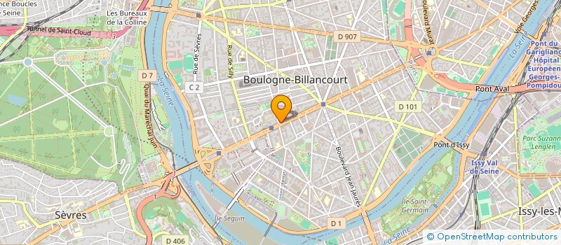 localisation de l'entreprise FICIF SERVICES à BOULOGNE-BILLANCOURT