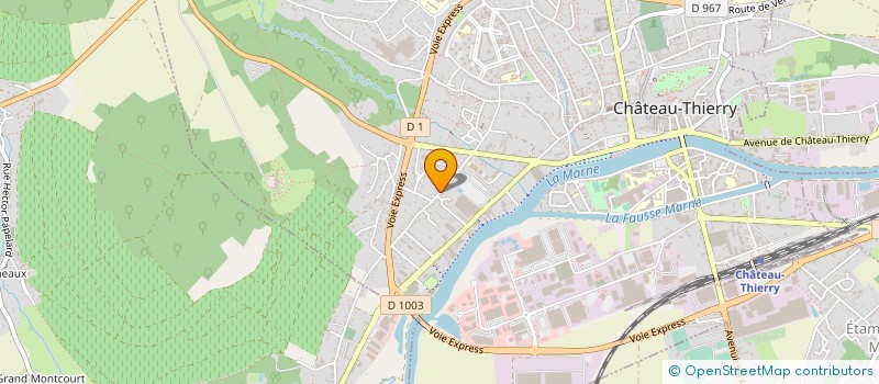localisation de l'entreprise FICO à CHATEAU-THIERRY