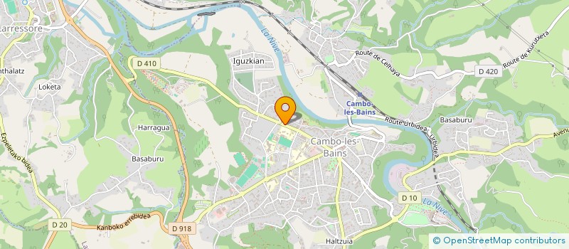 localisation de l'entreprise FICOB SA  CAMBO-LES-BAINS