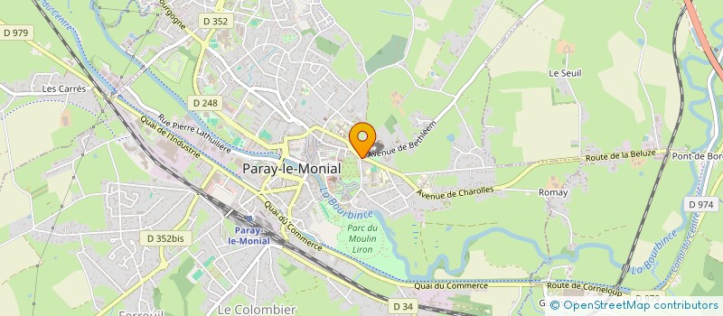 localisation de l'entreprise FICOFLO  PARAY-LE-MONIAL