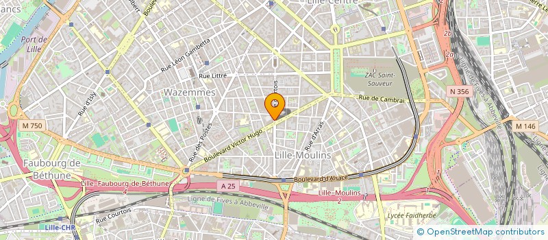localisation de l'entreprise FICOGESTION à LILLE