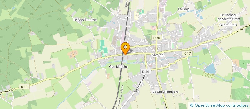 localisation de l'entreprise FICOGEX à MAYET