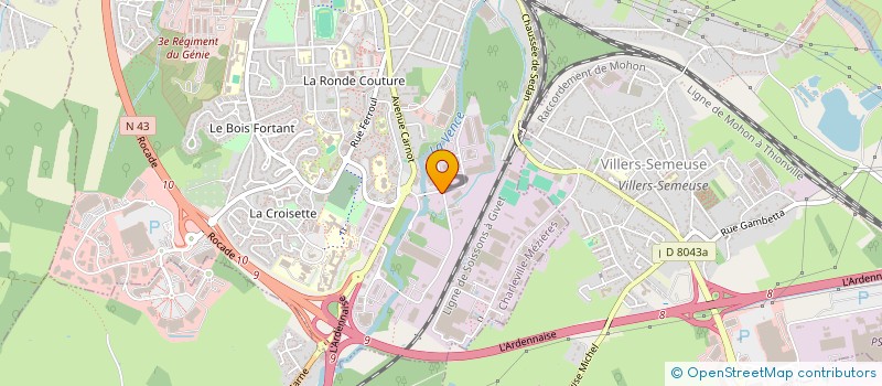 localisation de l'entreprise FICOM AUDIT  CHARLEVILLE-MEZIERES