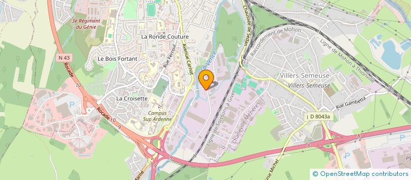 localisation de l'entreprise FICOMALYS  CHARLEVILLE-MEZIERES