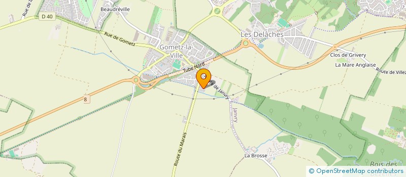 localisation de l'entreprise FICONSTIN  GOMETZ-LA-VILLE